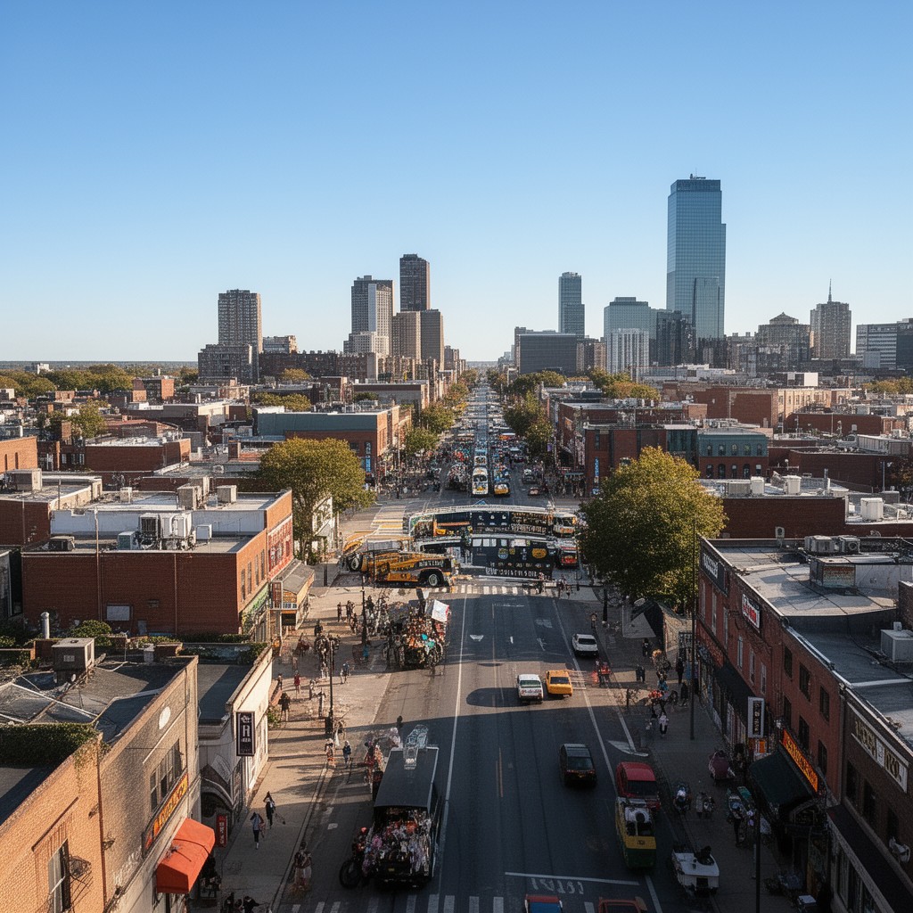 AI-generated illustration of Lancaster Avenue