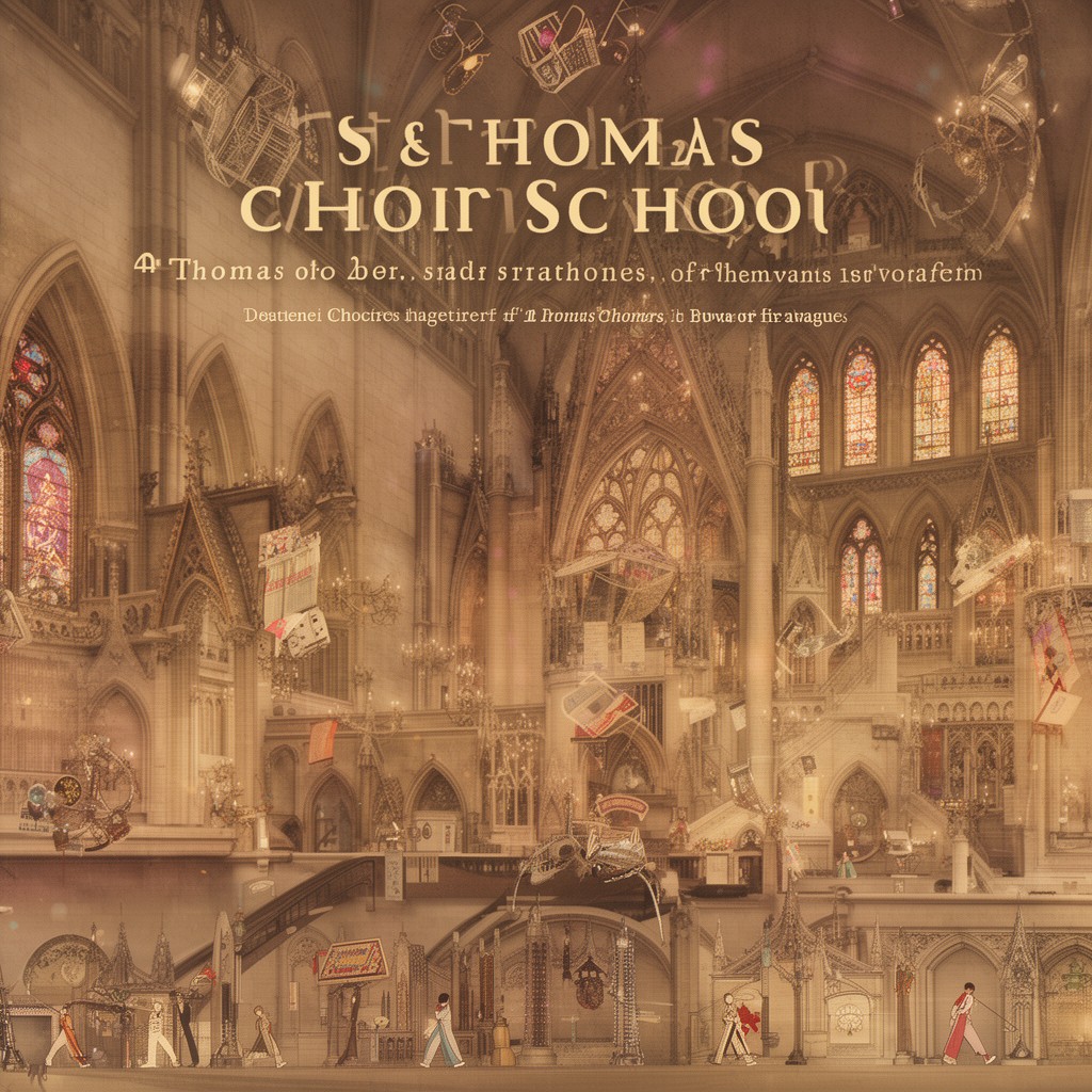 AI-generated illustration of St. Thomas Choir School