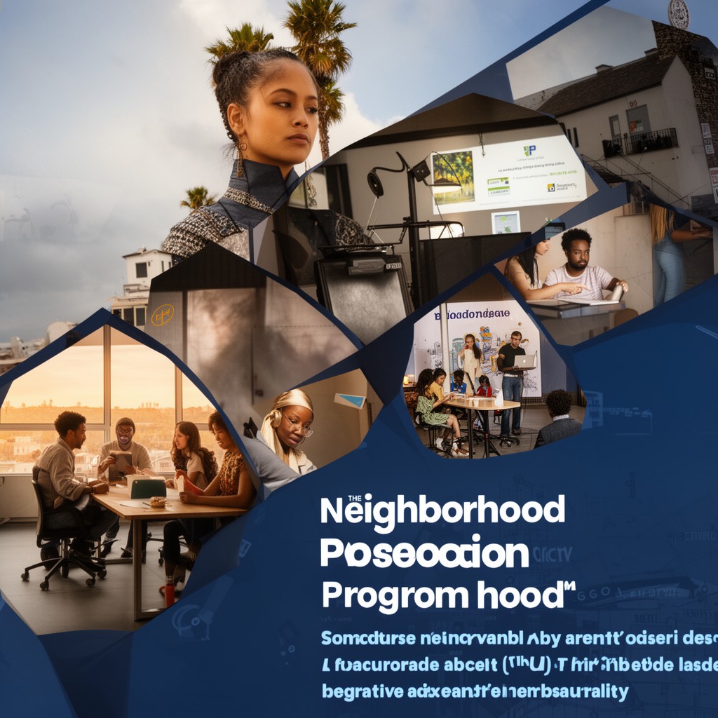 AI-generated illustration of Neighborhood Prosecutor Program