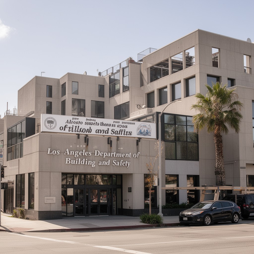 AI-generated illustration of Los Angeles Department of Building and Safety