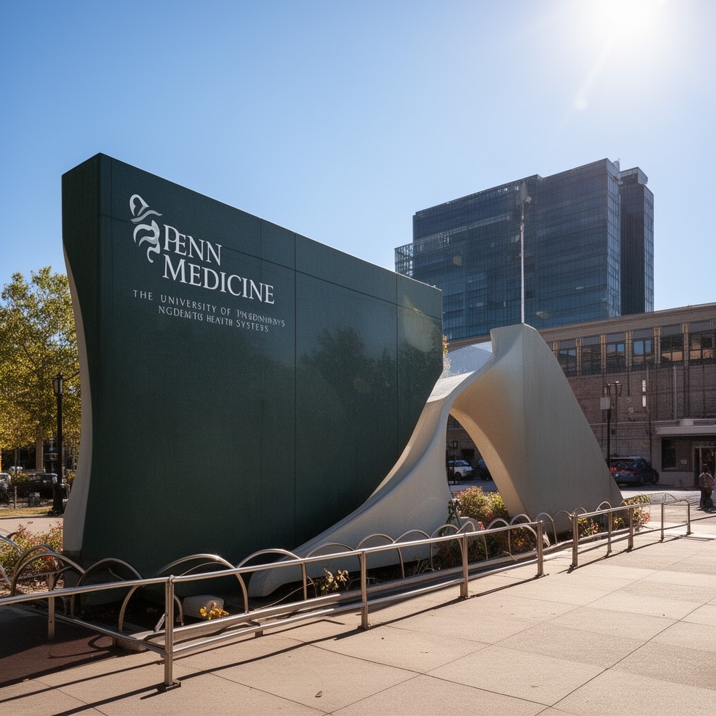 AI-generated illustration of Penn Medicine