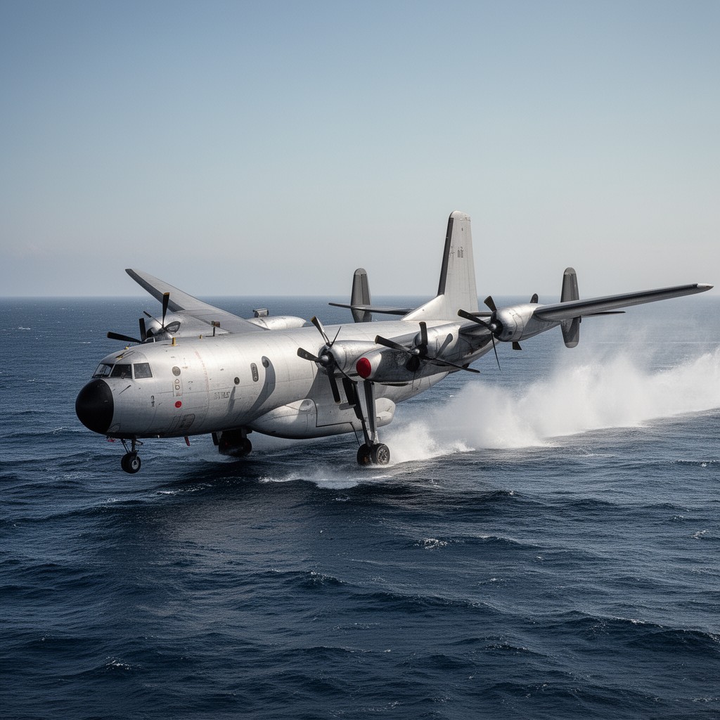 AI-generated illustration of Lockheed P-3 Orion