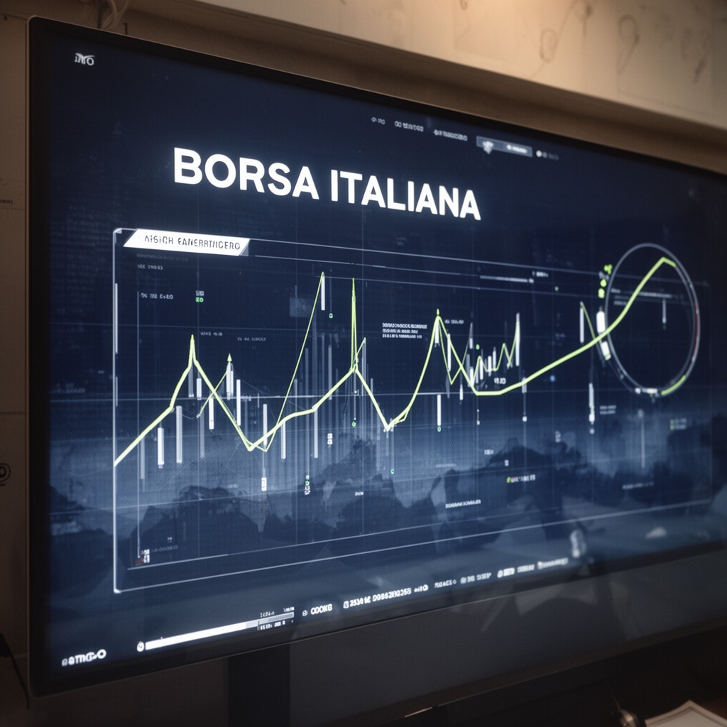 AI-generated illustration of Borsa Italiana