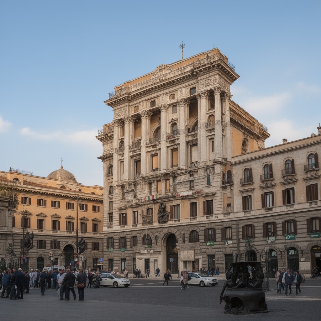 AI-generated illustration of Italian Ministry of Economy and Finance
