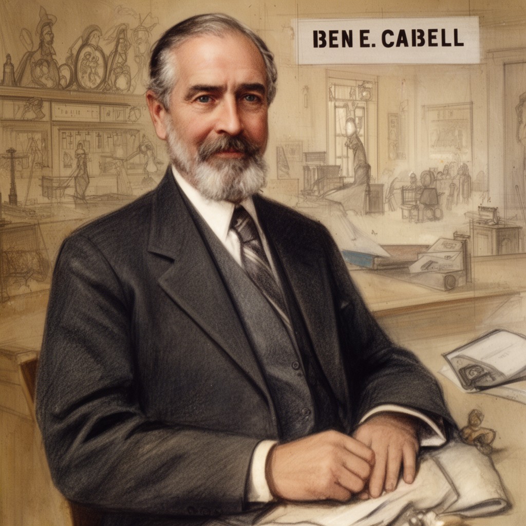 AI-generated illustration of Ben E. Cabell
