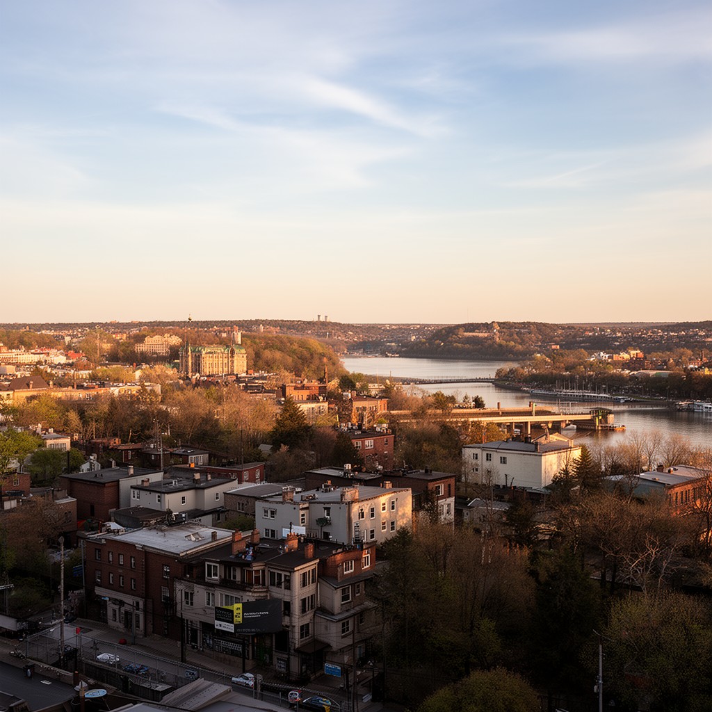 AI-generated illustration of Ossining, New York