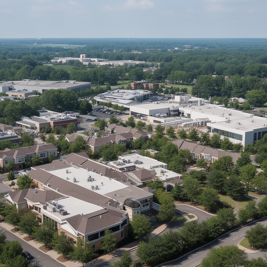 AI-generated illustration of Chantilly, Virginia