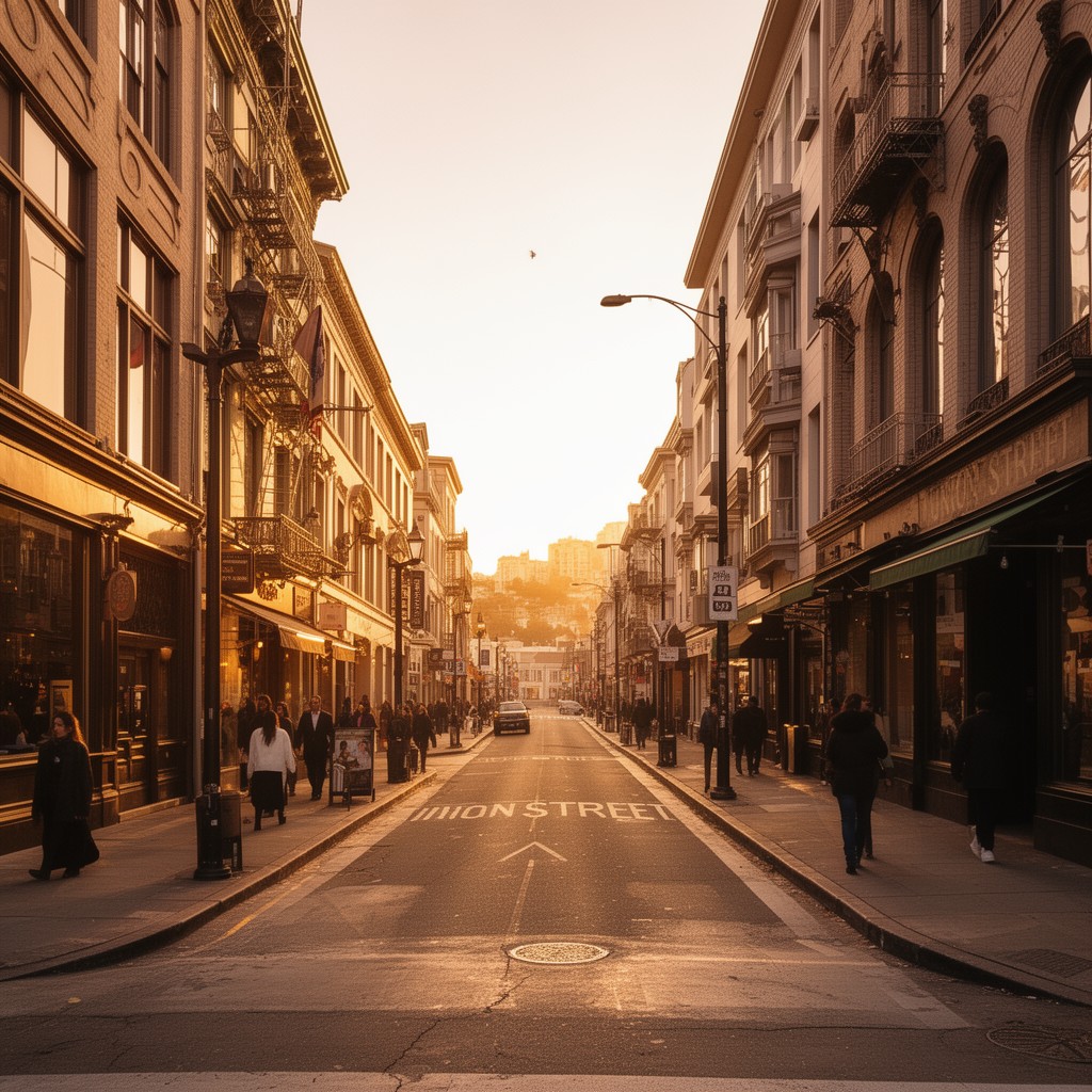 AI-generated illustration of Union Street