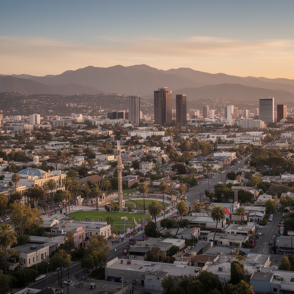 AI-generated illustration of Pasadena