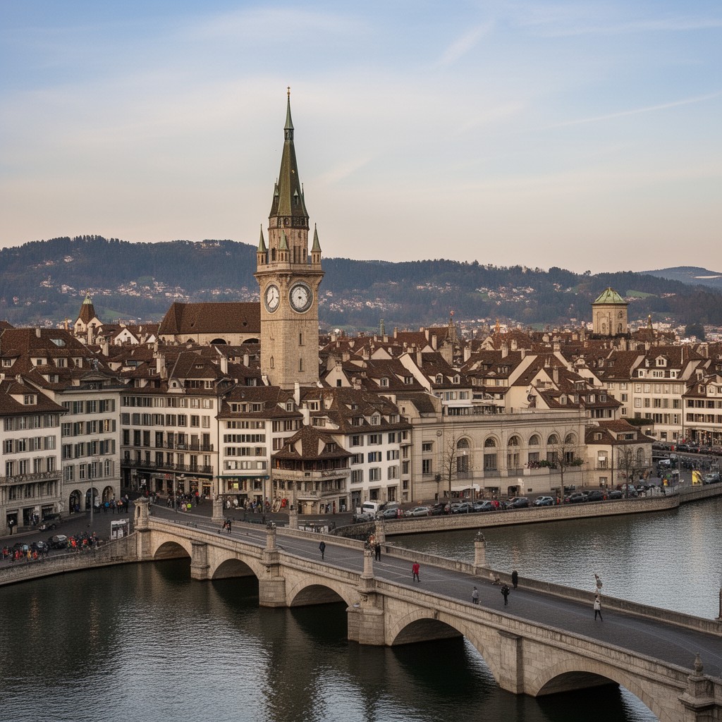 AI-generated illustration of Bern, Switzerland