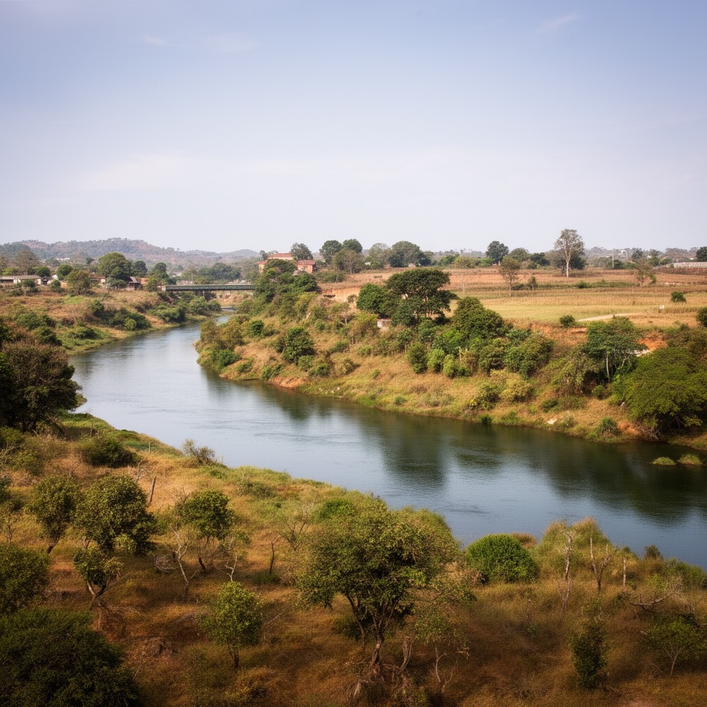 AI-generated illustration of Manyame River