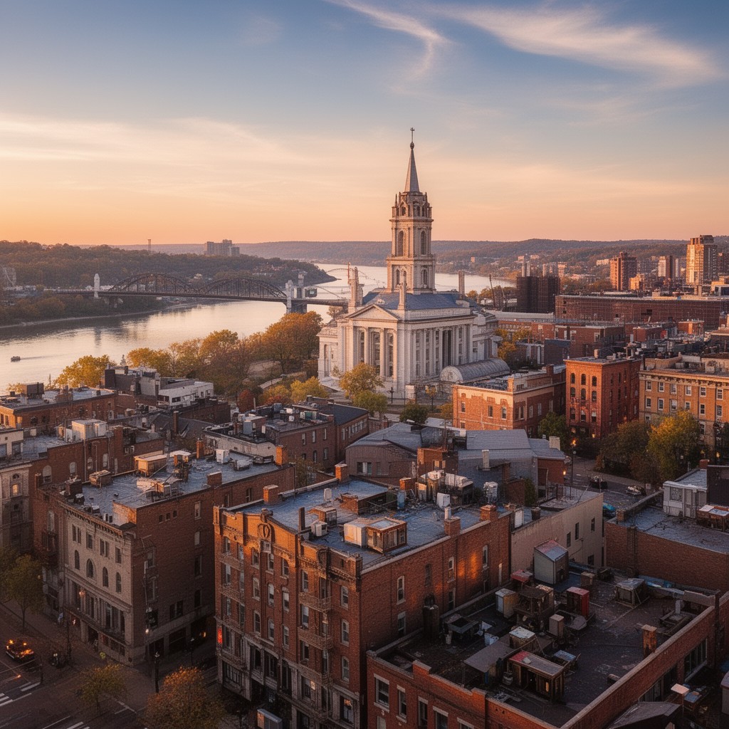 AI-generated illustration of Harrisburg, Pennsylvania