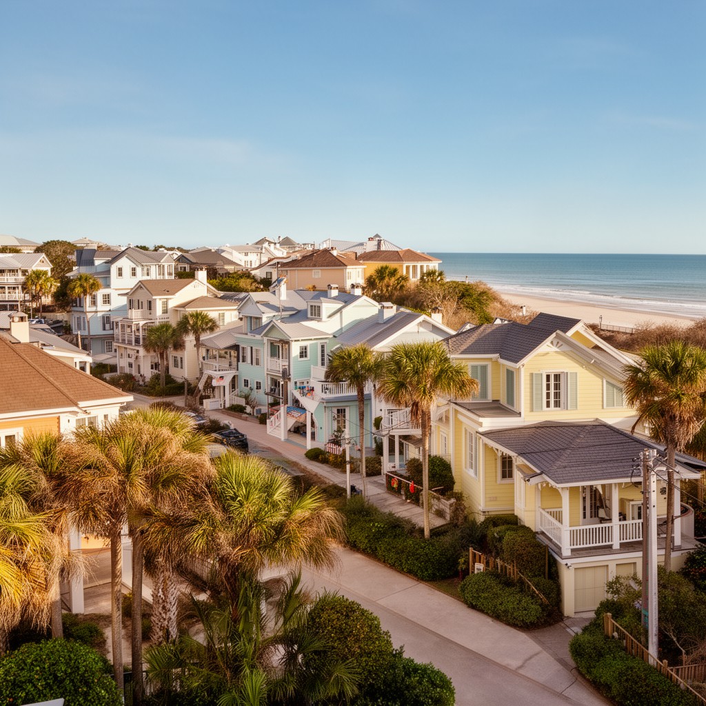 AI-generated illustration of Seaside, Florida