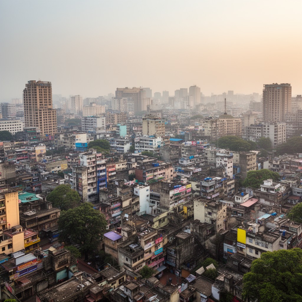 AI-generated illustration of Bangalore Urban district