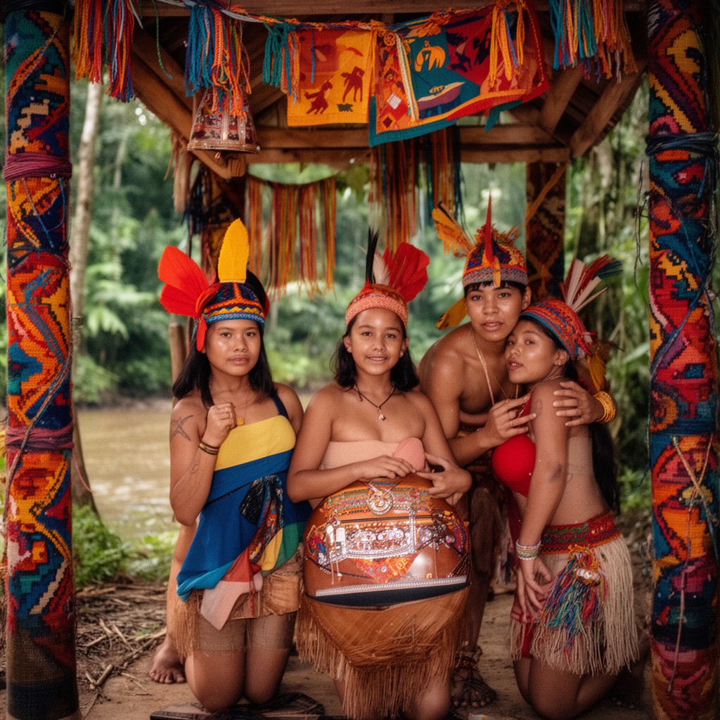 AI-generated illustration of Embera