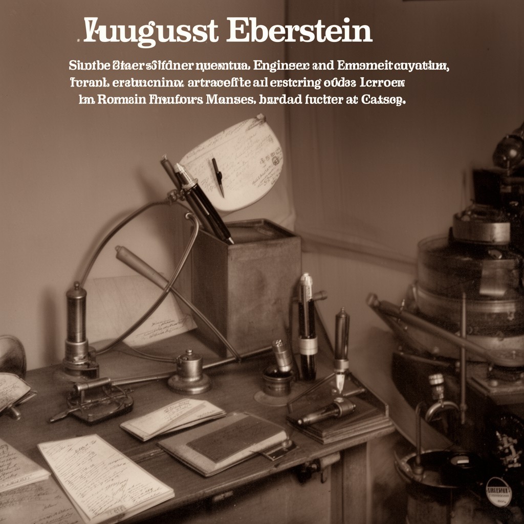 AI-generated illustration of August Eberstein
