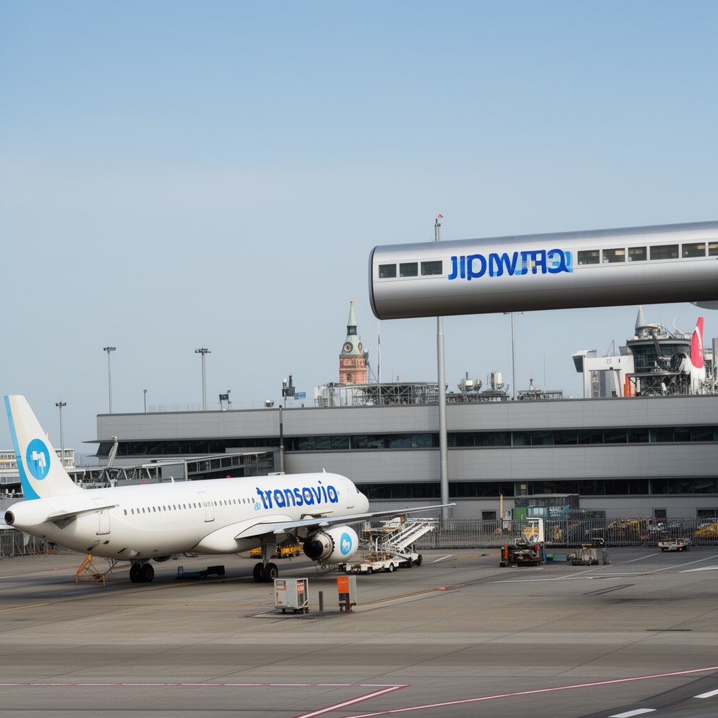 AI-generated illustration of Transavia