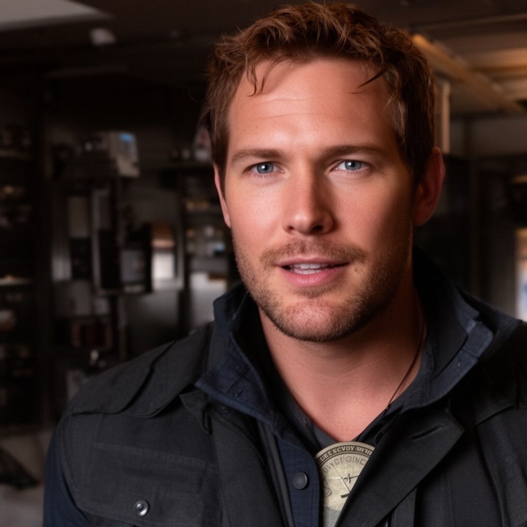 AI-generated illustration of Chris Pratt