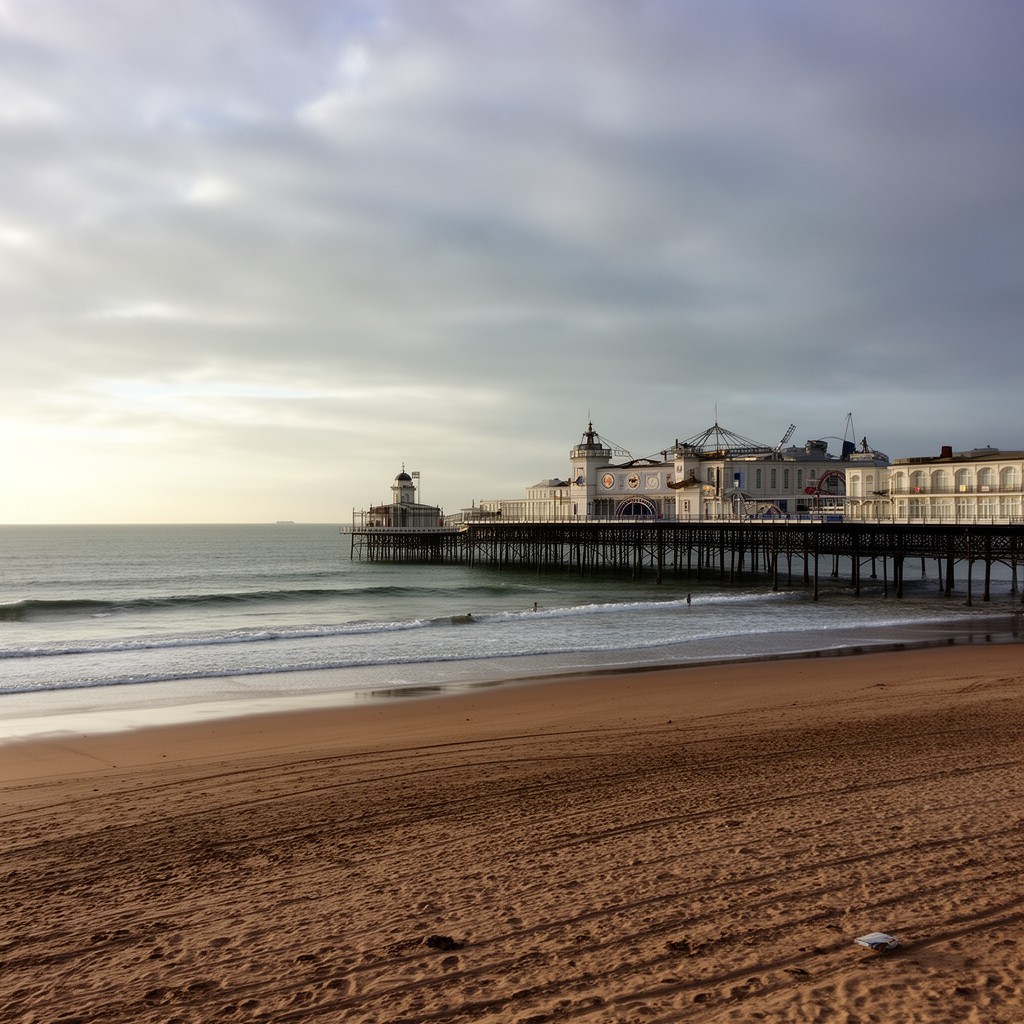 AI-generated illustration of Weston-super-Mare