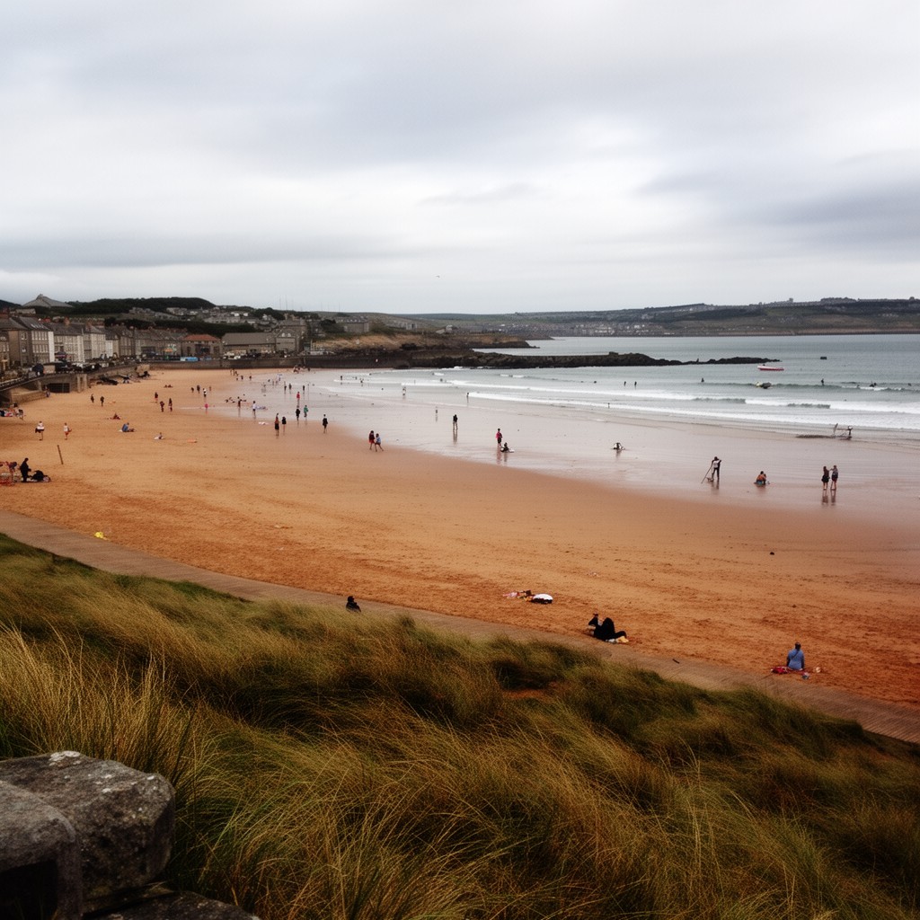 AI-generated illustration of East Sands