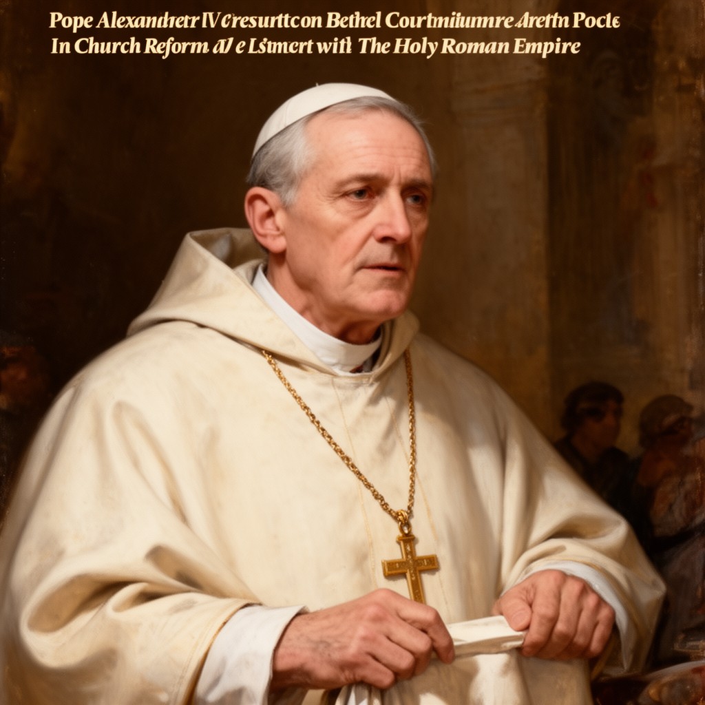 AI-generated illustration of Pope Alexander IV