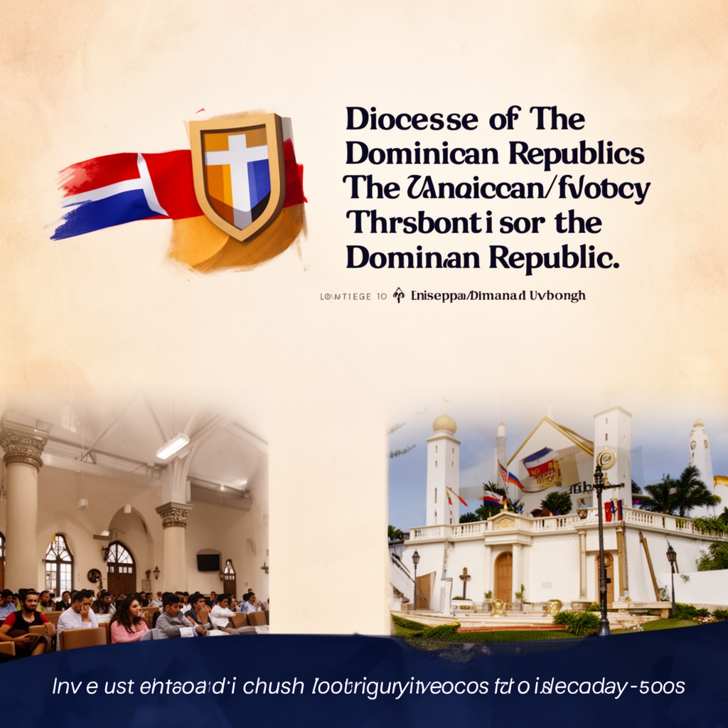 AI-generated illustration of Diocese of the Dominican Republic