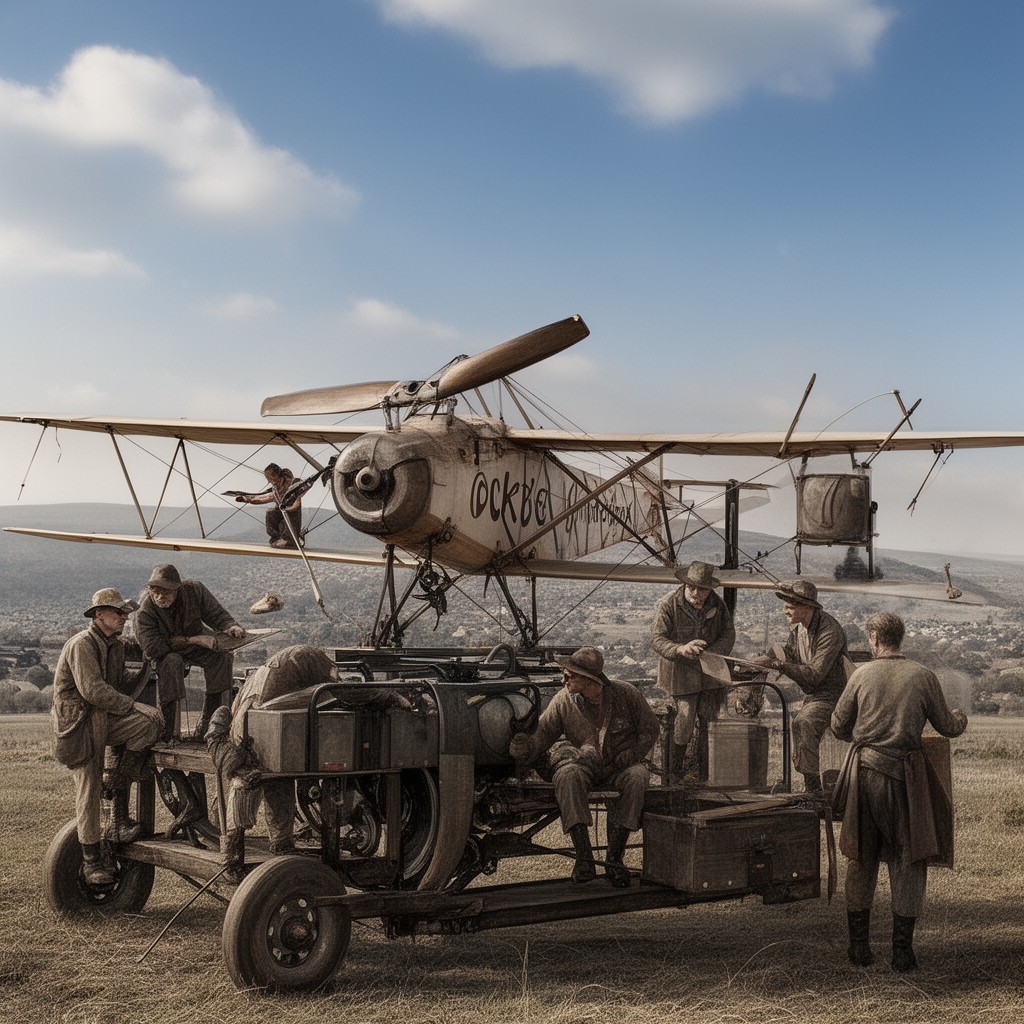 AI-generated illustration of Fokker Universal