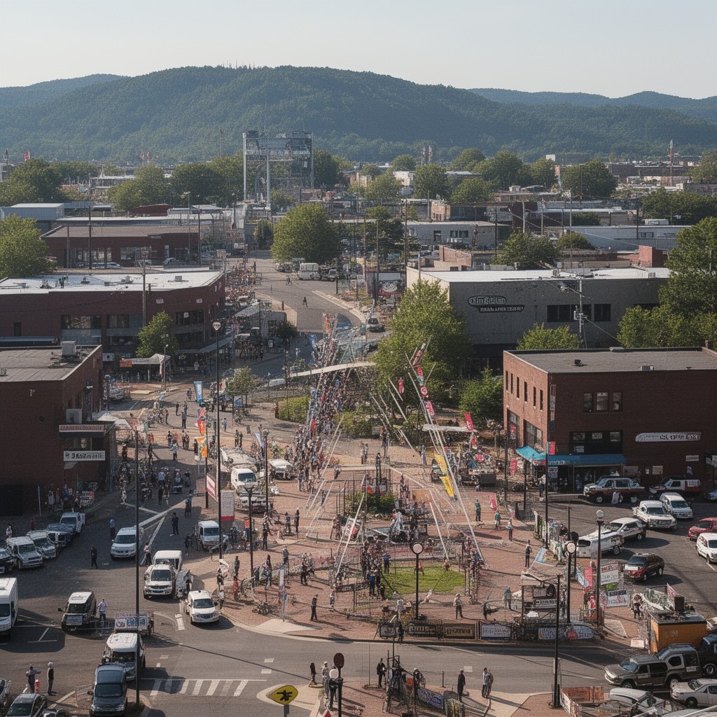 AI-generated illustration of Springdale