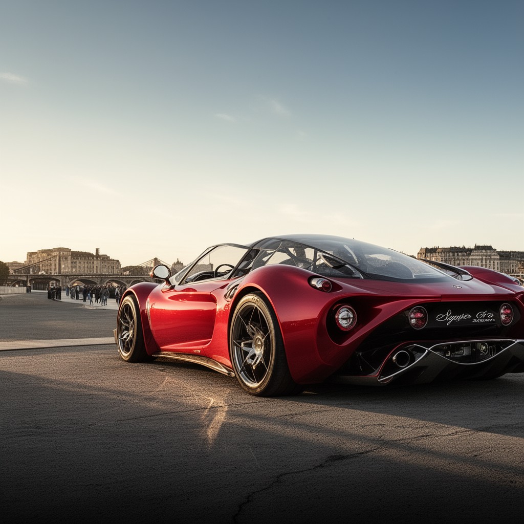 AI-generated illustration of Spyker C12 Zagato