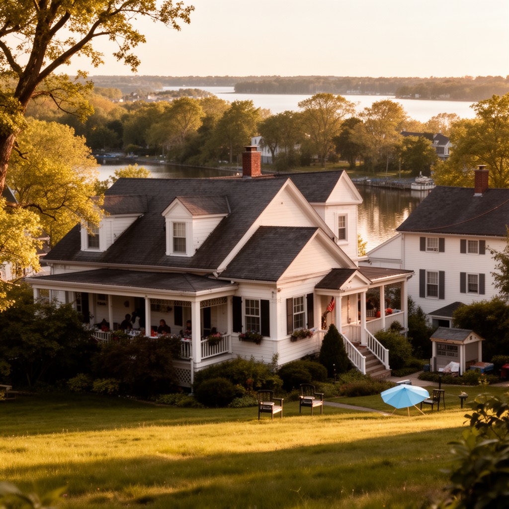 AI-generated illustration of Wakefield, Massachusetts