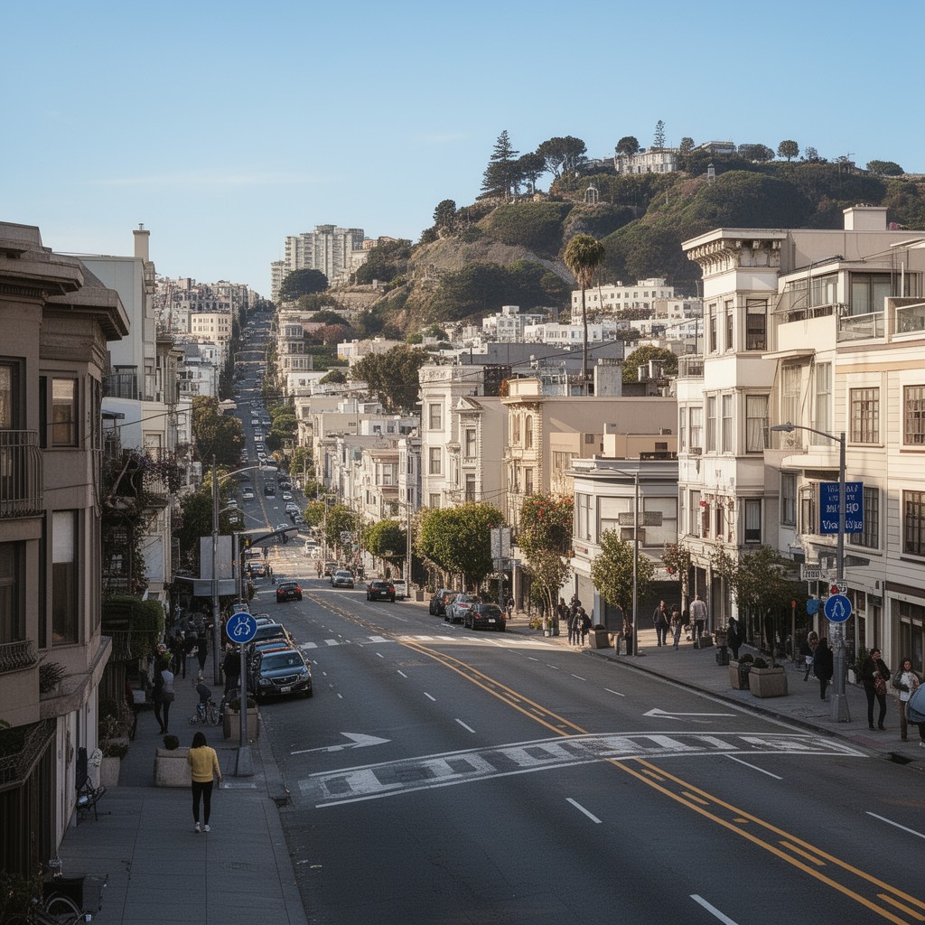 AI-generated illustration of Vallejo Street