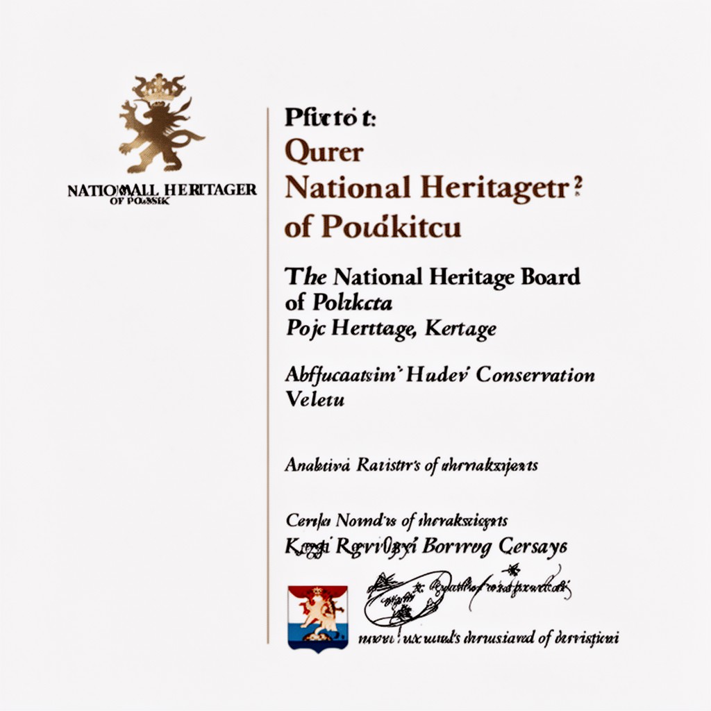 AI-generated illustration of National Heritage Board of Poland