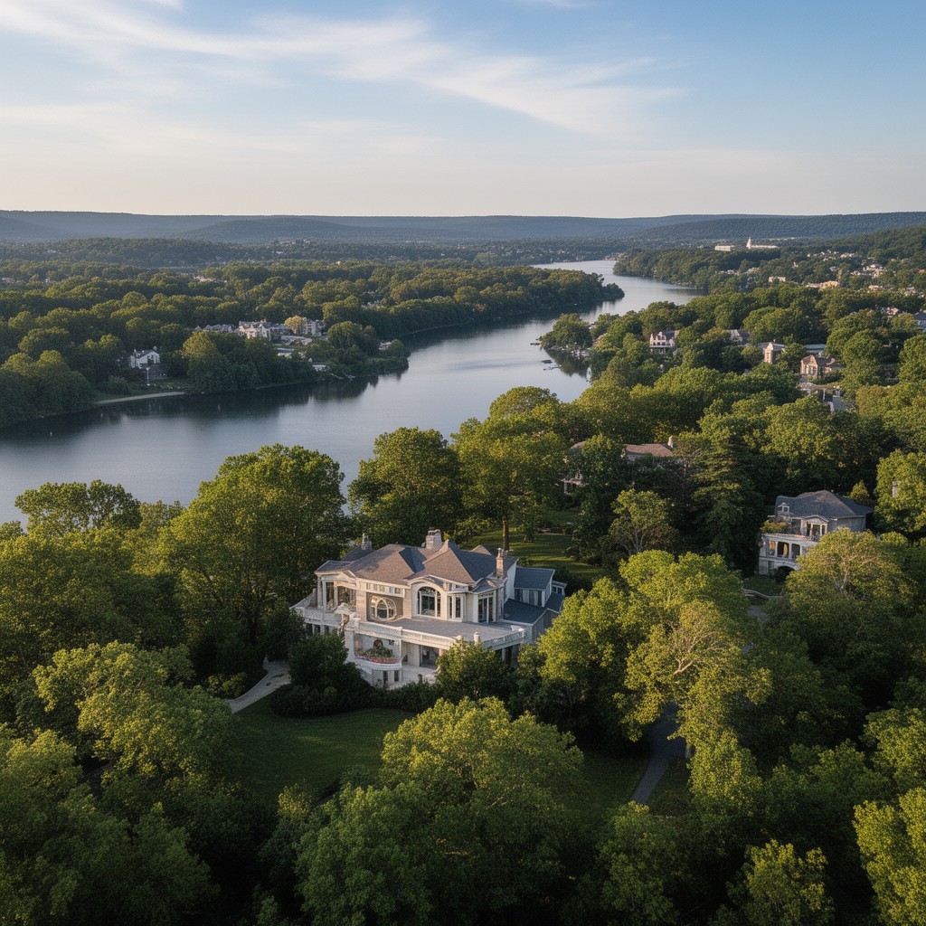 AI-generated illustration of Potomac, Maryland, United States