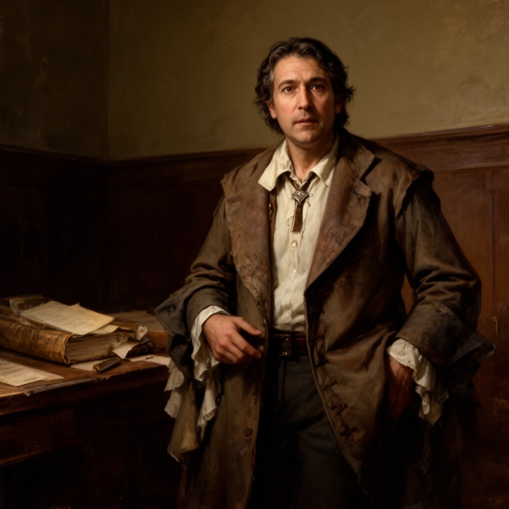 AI-generated illustration of Thomas Putnam
