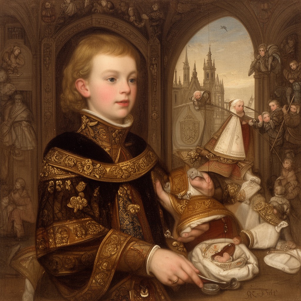 AI-generated illustration of William of Windsor