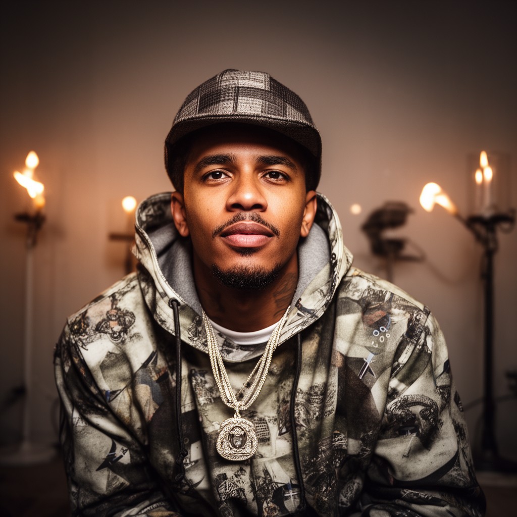 AI-generated illustration of Chamillionaire
