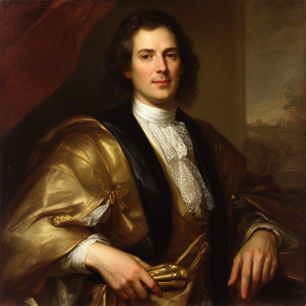 AI-generated illustration of Pierre Mignard