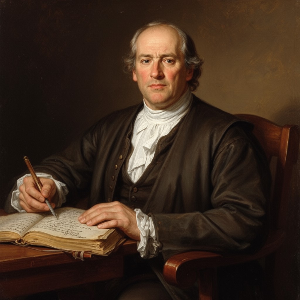 AI-generated illustration of William Bradford