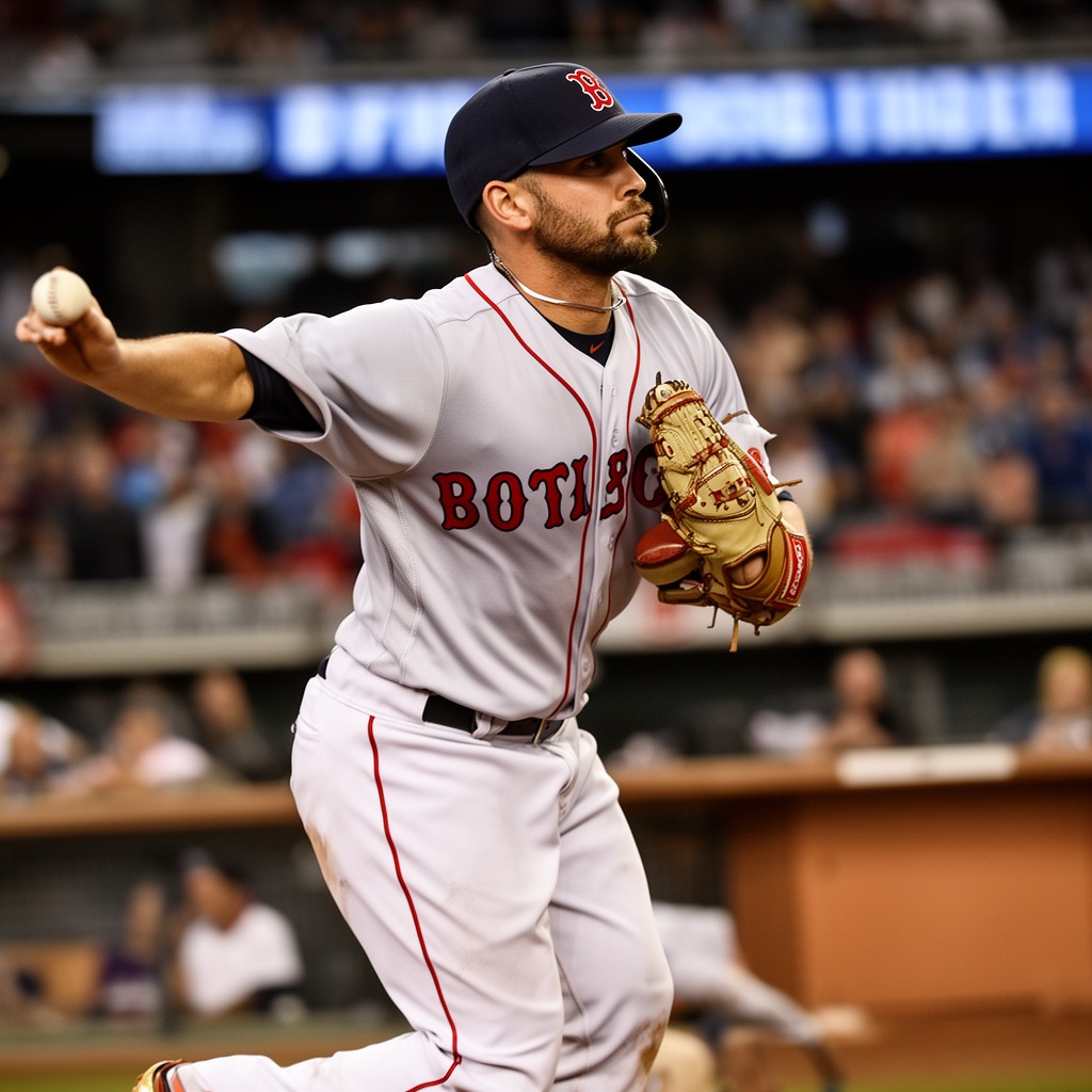 AI-generated illustration of Dustin Pedroia