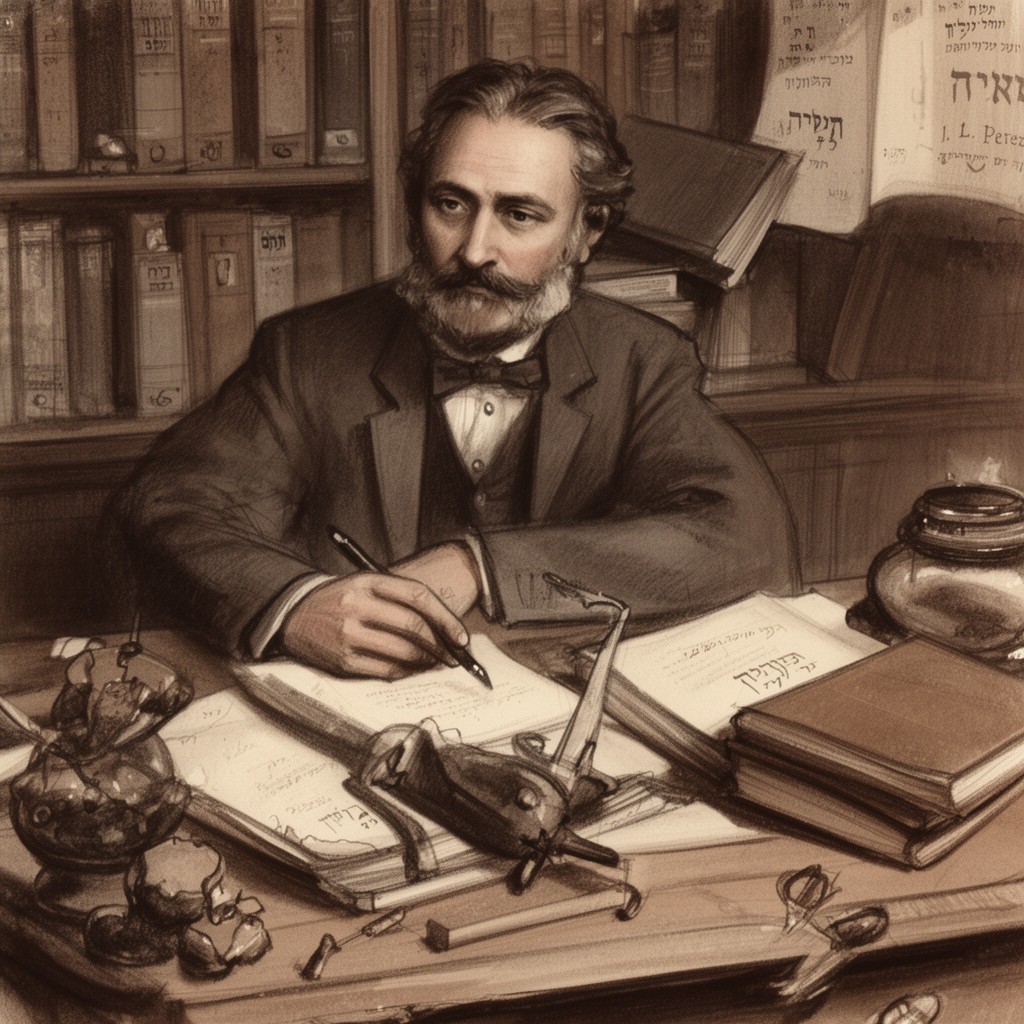 AI-generated illustration of Peretz