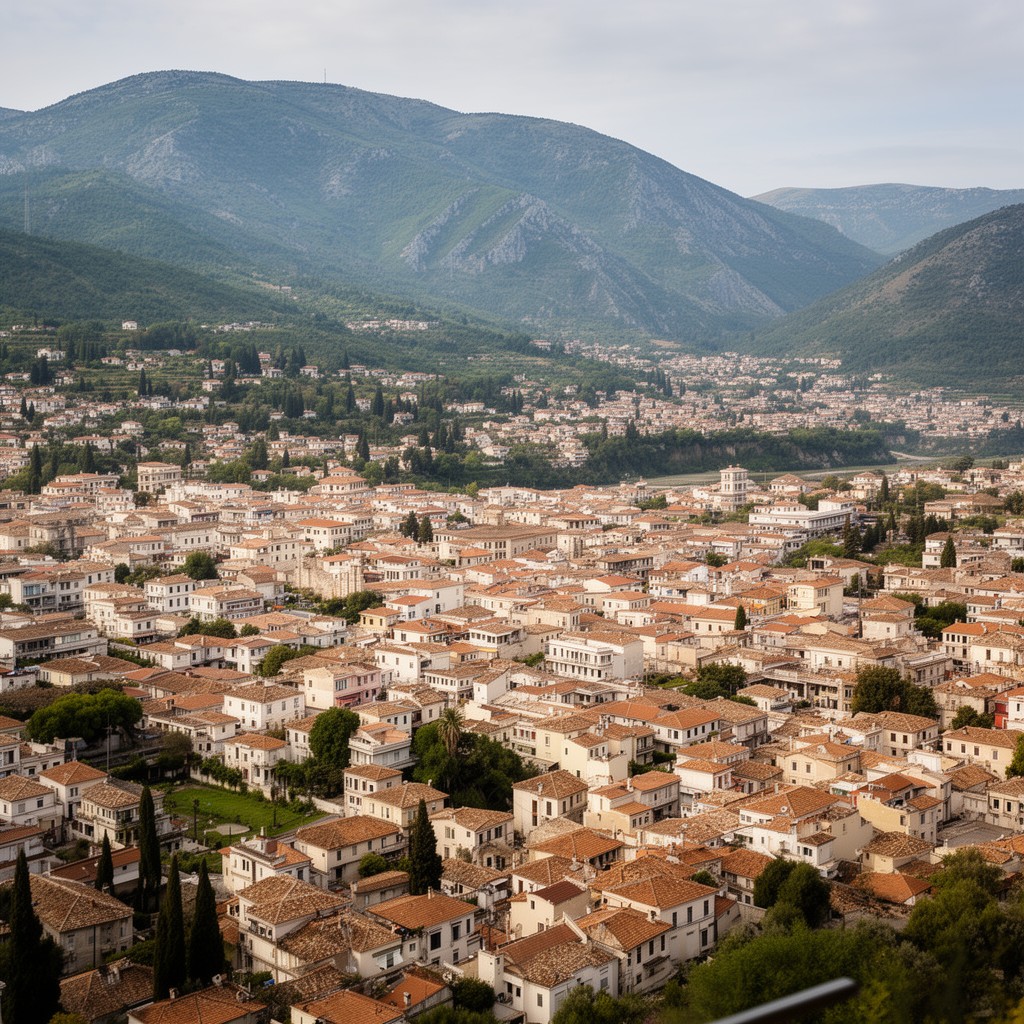 AI-generated illustration of city of Amphissa