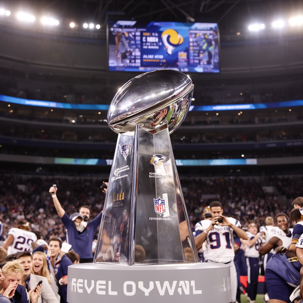 AI-generated illustration of Super Bowl LIII