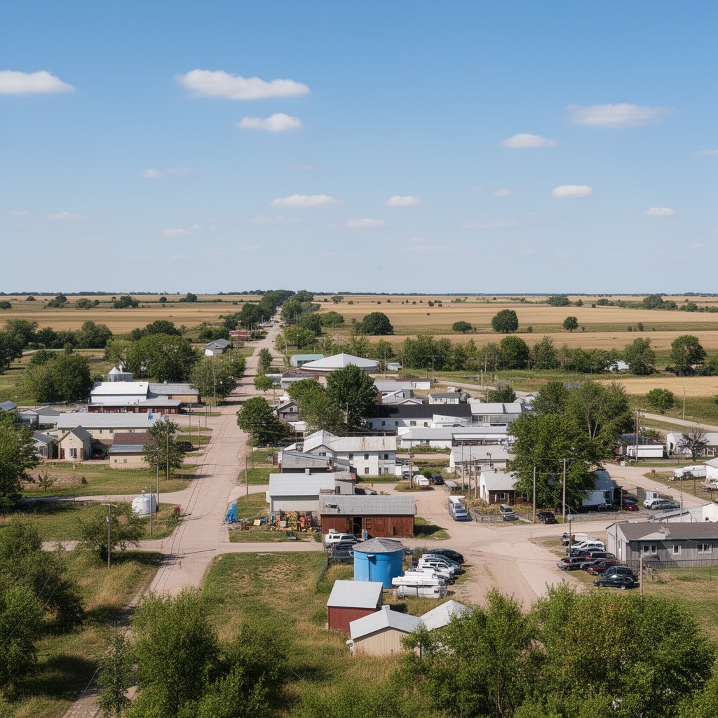 AI-generated illustration of George, Iowa