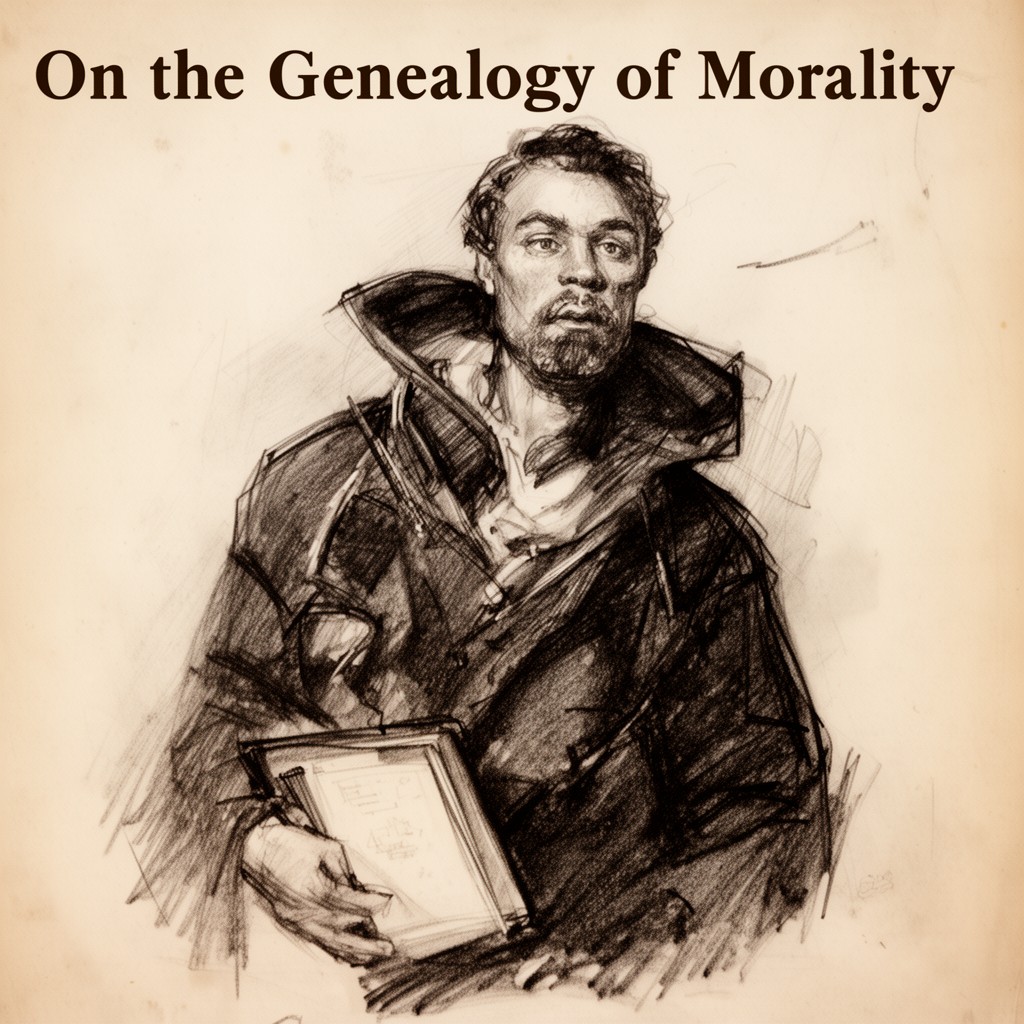 AI-generated illustration of On the Genealogy of Morality