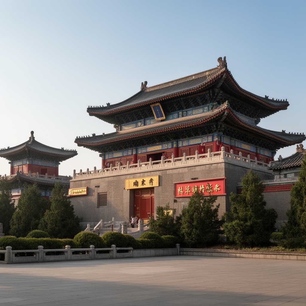 AI-generated illustration of Huairen Hall