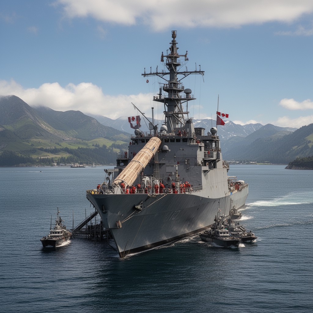 AI-generated illustration of Maritime Forces Pacific