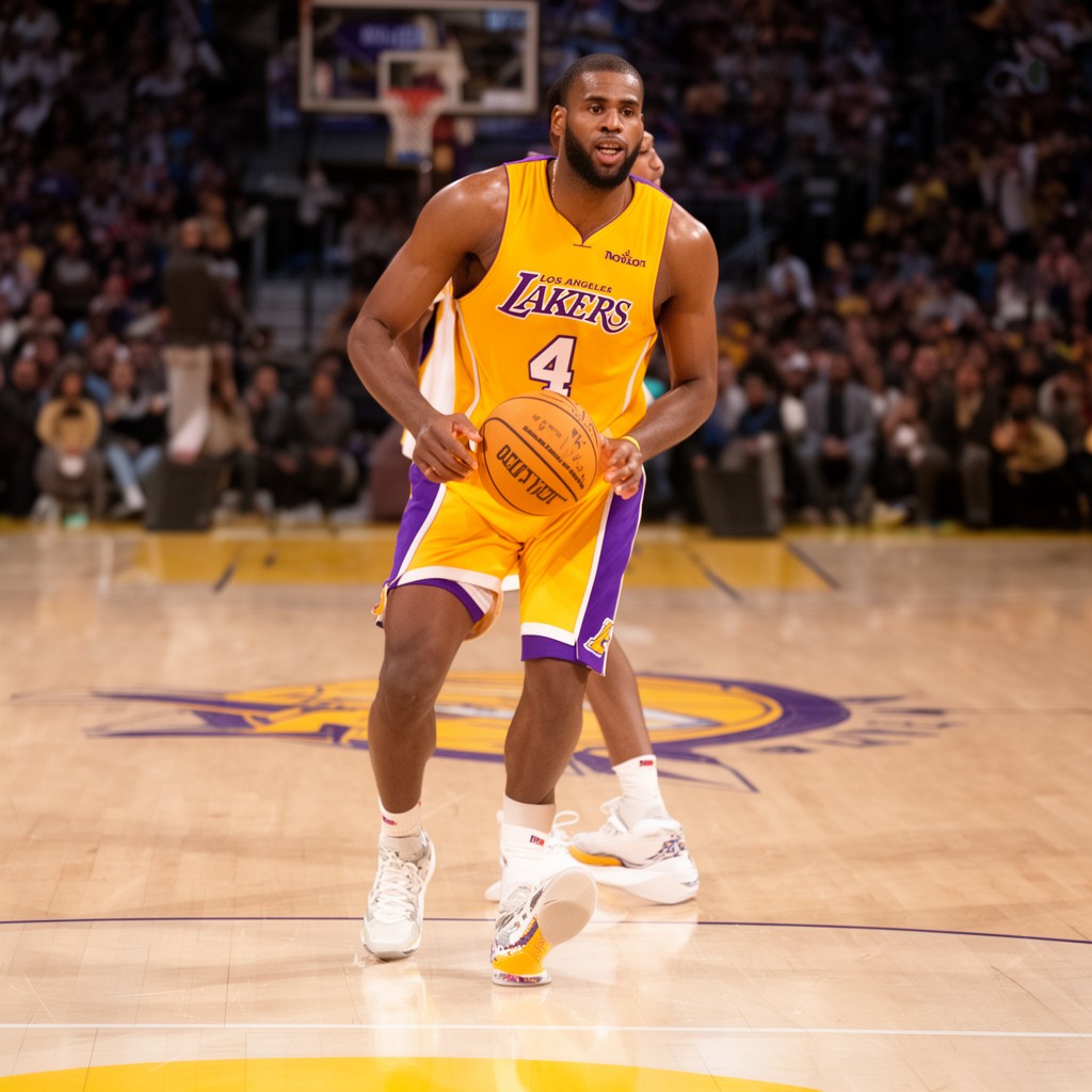 AI-generated illustration of Los Angeles Lakers