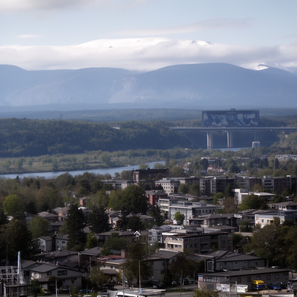 AI-generated illustration of L'Ancienne-Lorette, Quebec, Canada