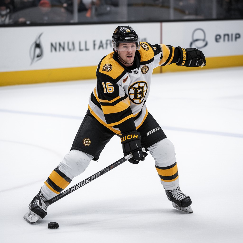 AI-generated illustration of Brad Marchand
