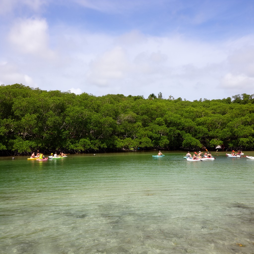 AI-generated illustration of Long Key State Park